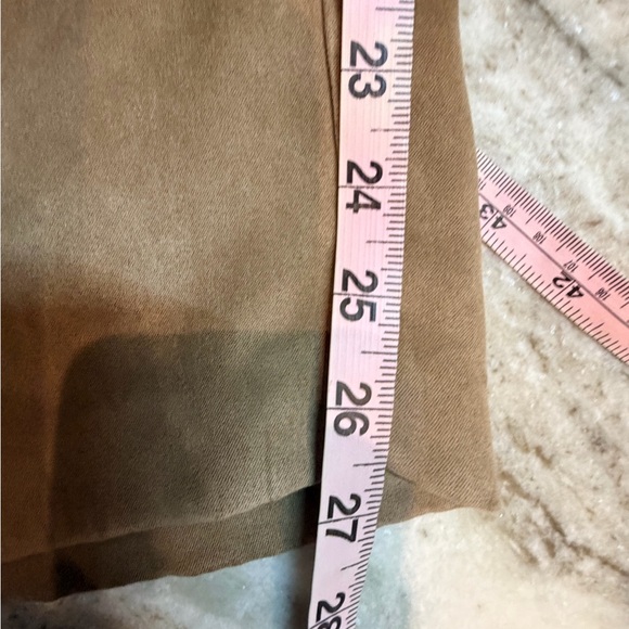 Alfred Dunner Petite 16P Pull On Pants Tan Elastic Waist Wide Leg - Picture 6 of 7